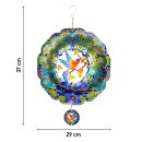 Metal Hängewindspiel 3D Tropical Bird